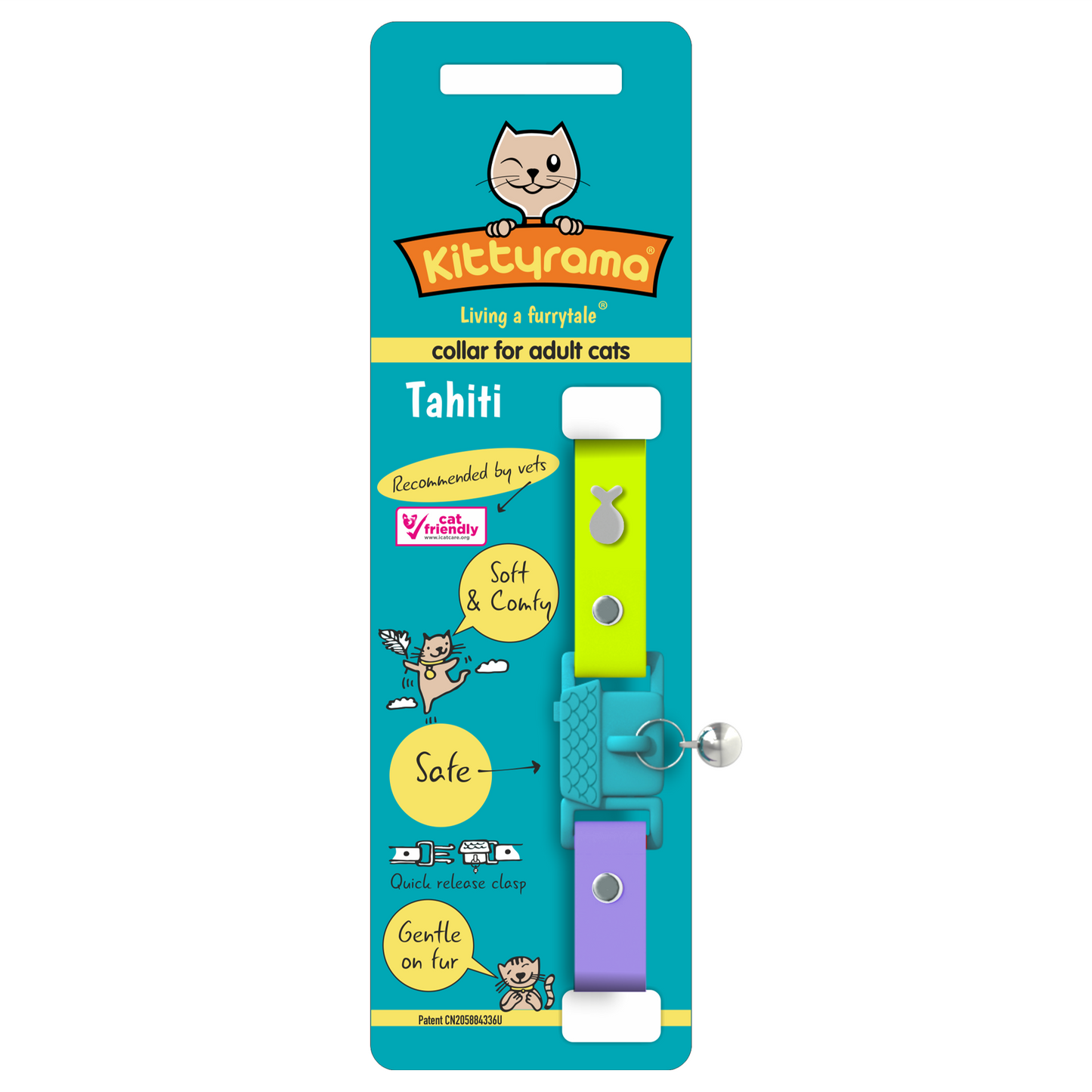 Kittyrama Tahiti Cat Collar