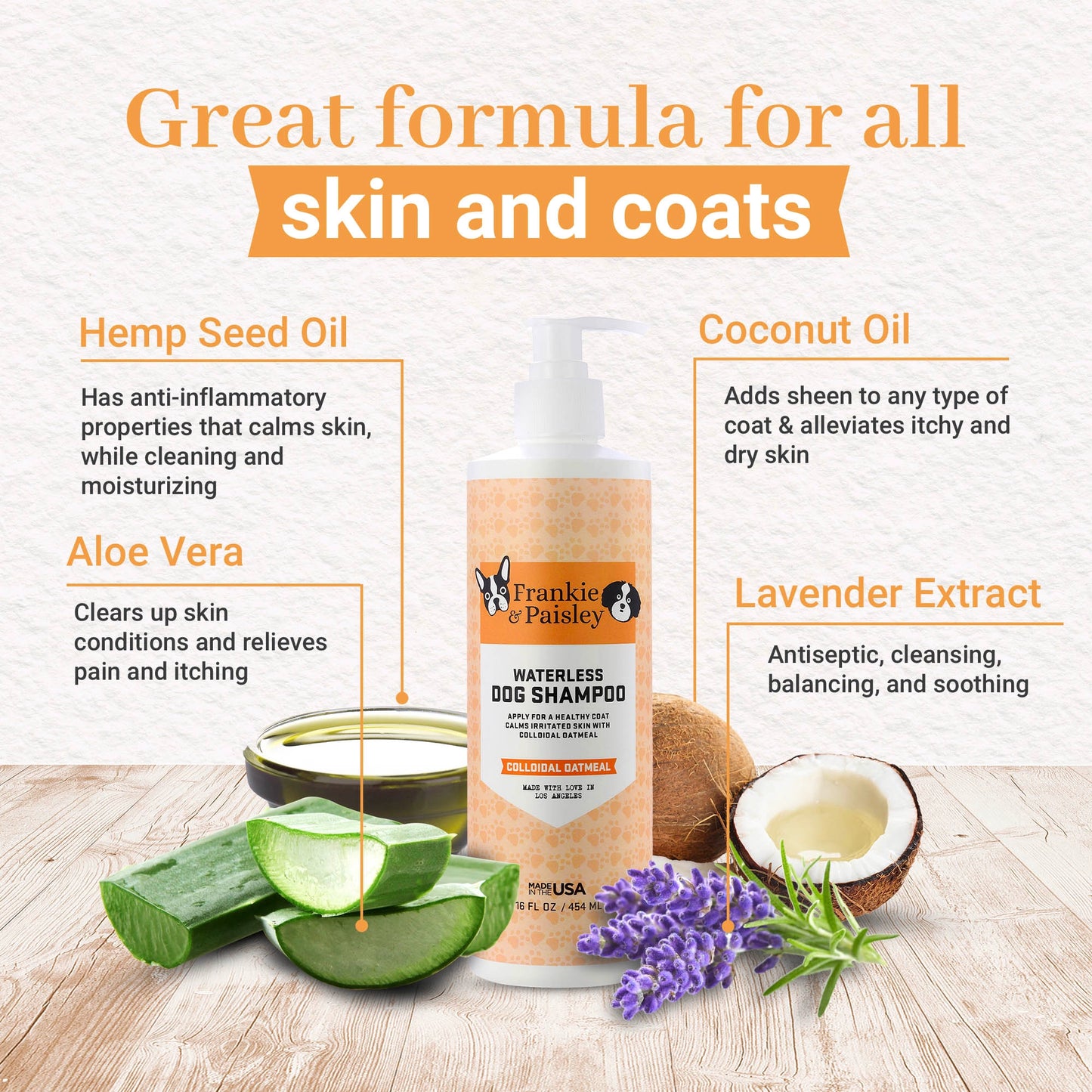 Waterless Shampoo by Frankie & Paisley