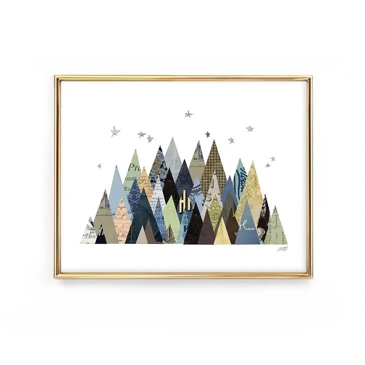 Mountains Collage 11x14 Print
