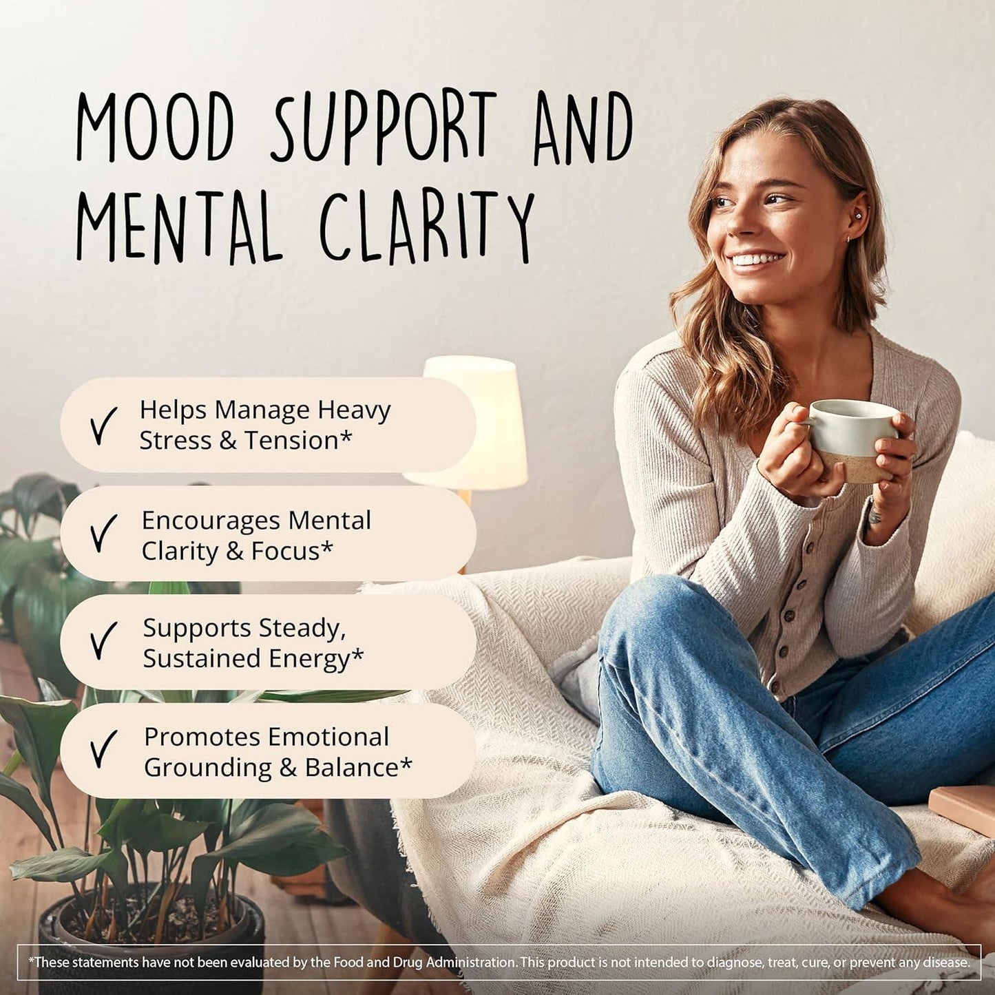 Joy-Filled - Mood & Stress Support + Mental Clarity, 60 Ct