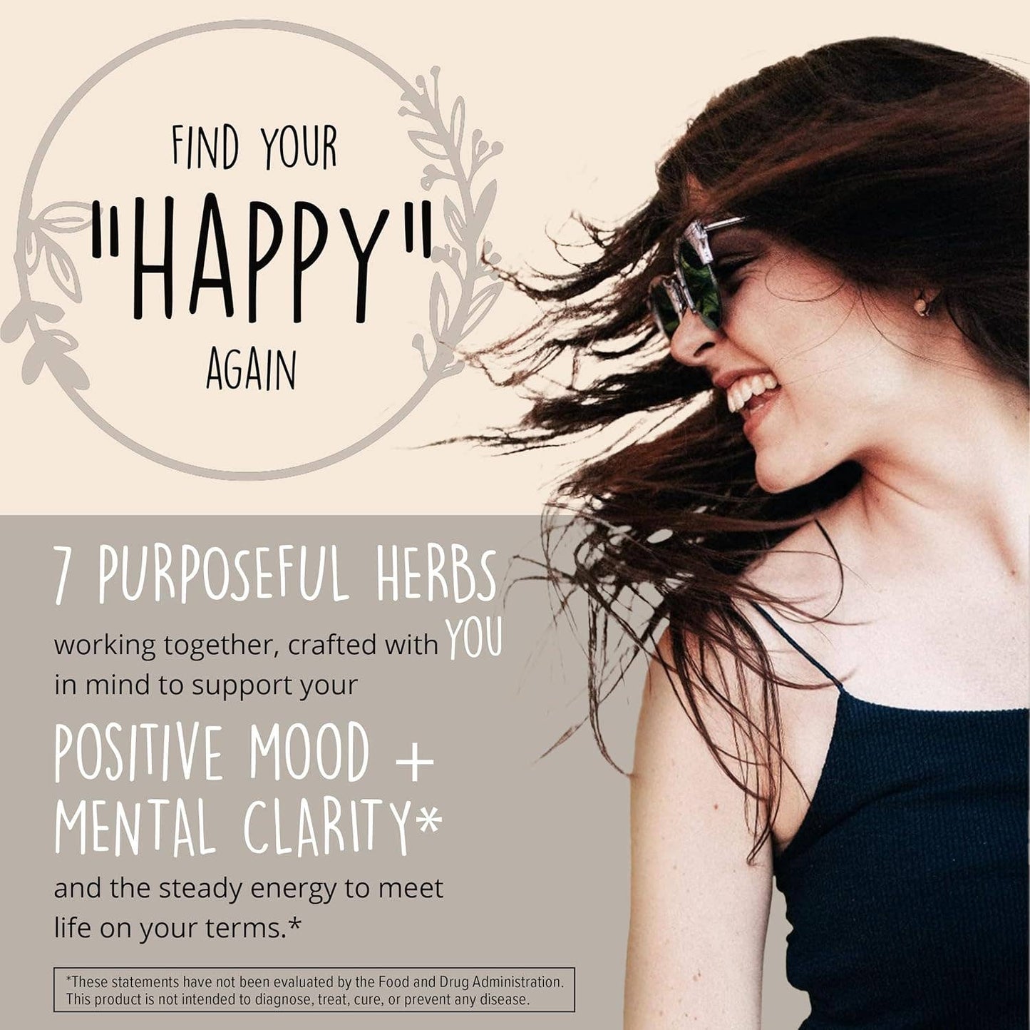 Joy-Filled - Mood & Stress Support + Mental Clarity, 60 Ct