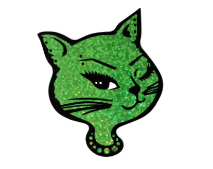 Goth Kitty Sticker