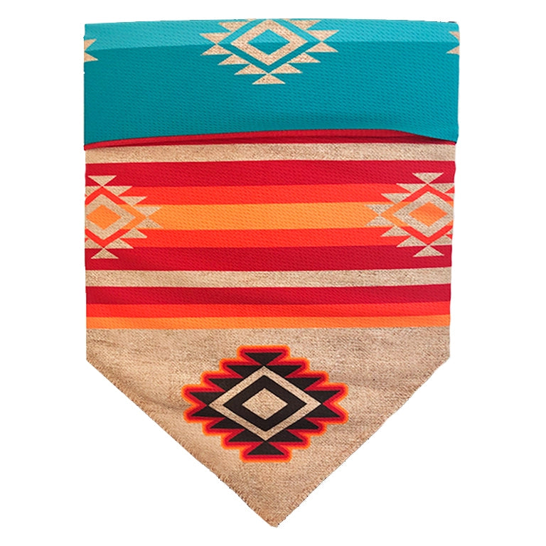 Turquoise Sky Reversible Sport Bandana