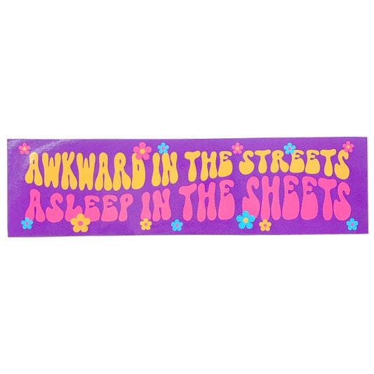 Awkward In The Streets Sticker