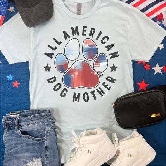All American Dog Mother Tshirt
