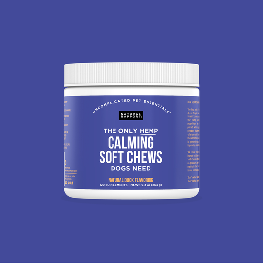 The Only Hemp Calming Soft Chews Dogs Need: 120 count jar