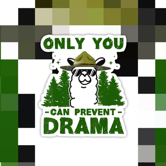 Llama Drama Sticker