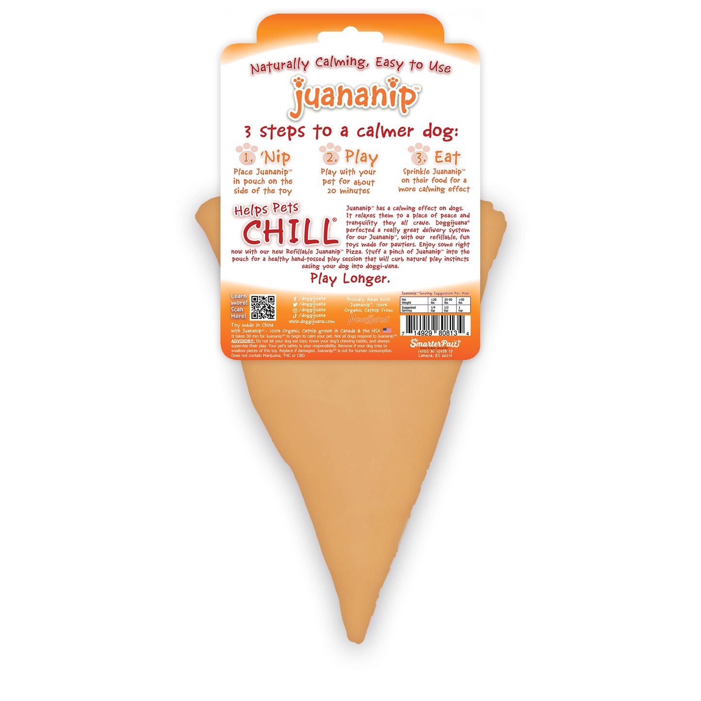Get The Munchies Out Refillable Catnip Dog Toy