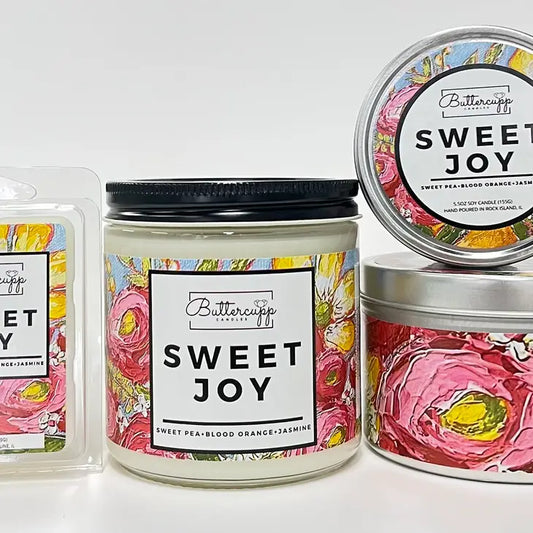 Sweet Joy Tin Candle & Melts