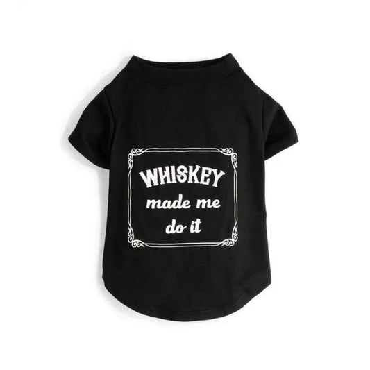 Whiskey Made Me Do It Tshirt