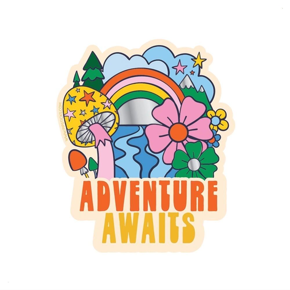 Adventure Awaits Vinyl Sticker