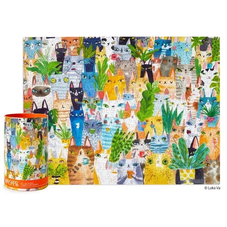 Cat Plant 500pc Puzzle