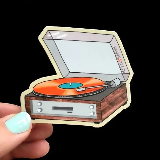 Record Player Sticker