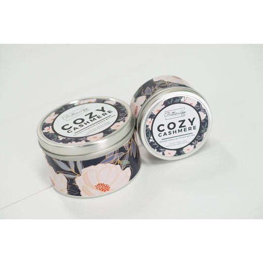 Cozy Cashmere 12.5 oz Candle Tin