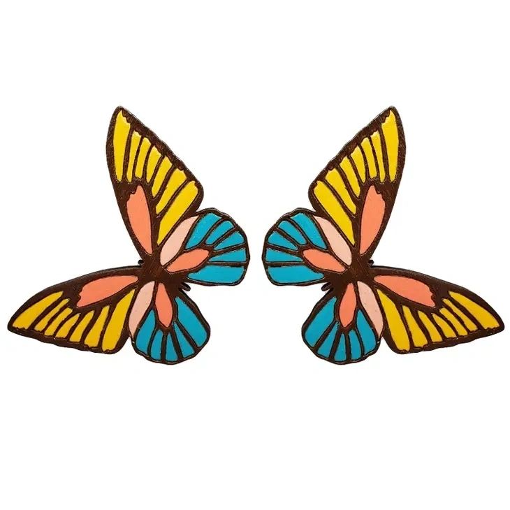 70s Butterfly Studs