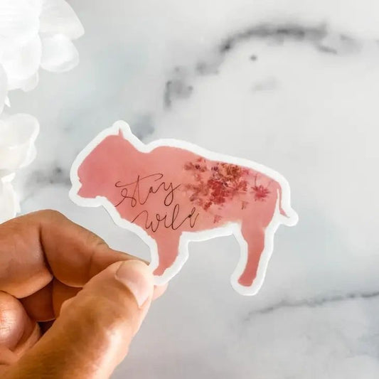 Stay Wild Bison Sticker