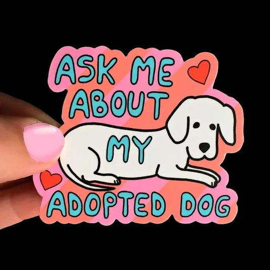 Dog Adoption Sticker