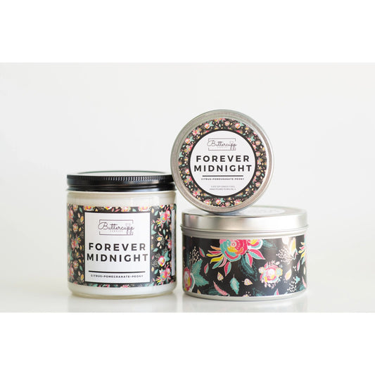 Forever Midnight 12.5 oz Candle Tin