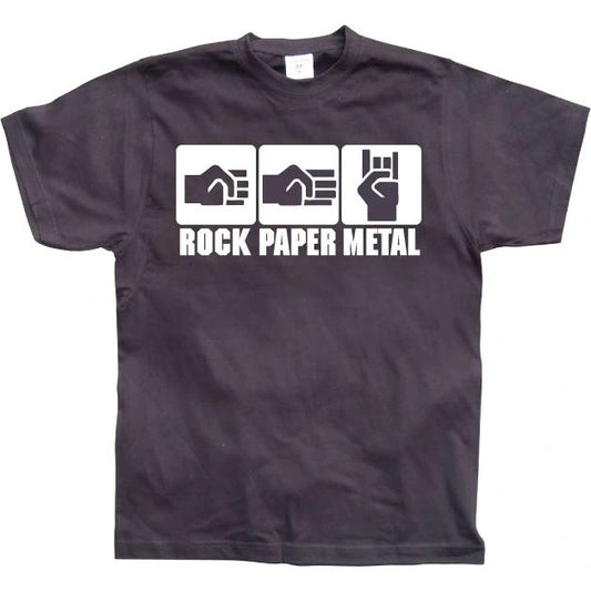 Rock Paper Metal T-shirt