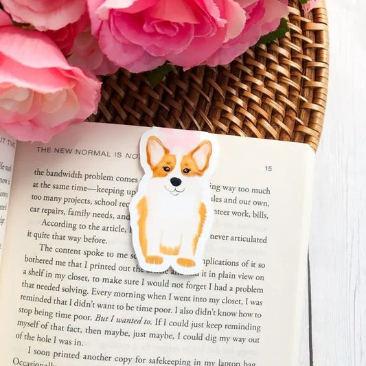 Corgi Magnetic Bookmark